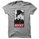 Camiseta Rocky parodia Obey gris