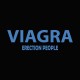 Tee shirt VIAGRA erection people bleu/blanc