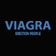 Tee shirt VIAGRA erection people bleu/blanc