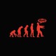 Zombie Evolution T-shirt red / black