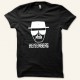 Tee shirt Breaking bad Heisenberg blanc/noir