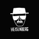 Tee shirt Breaking bad Heisenberg blanc/noir