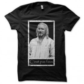 Tee shirt Kaamelott Perceval parodie Obey noir