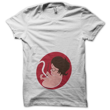 Tee shirt foetus Harry Potter blanc