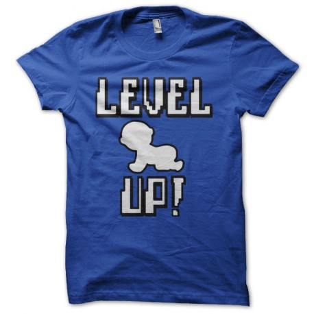 T-shirt Baby Level Up blue