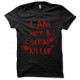 camiseta I am not a serial killer negro