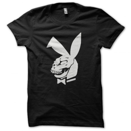 Tee shirt playboy parodie donnie darko Noir