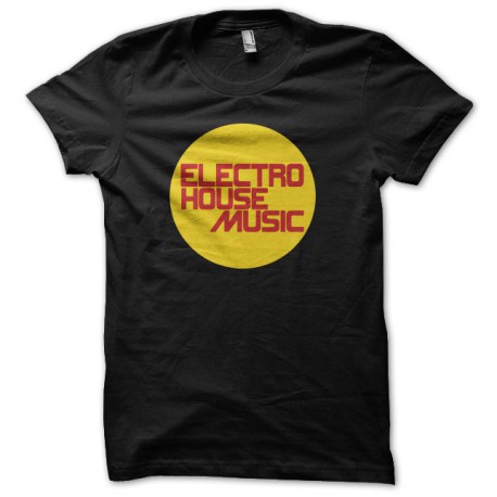 T-shirt Electro House Music black