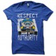 T-shirt Respect My Authority Cartman South Park parody blue