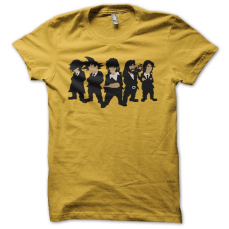 Tee shirt Manga parodie Reservoir Dogs jaune