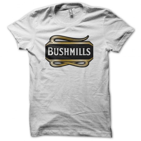Tee shirt Bushmills Irish Whisky blanc