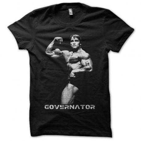 Tee shirt Arnold Schwarzenegger Governator noir