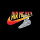 Tee shirt Retour vers le Futur parodie Nike Air Mc Fly noir