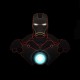 Black tee shirt Iron Man