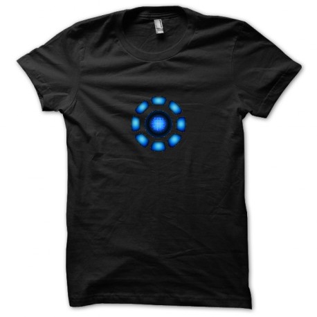 Black T Shirt Iron Man Arc Reactor