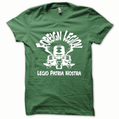 Foreign Legion t-shirt white / green bottle