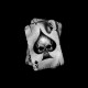 Tee shirt noir Poker card skull
