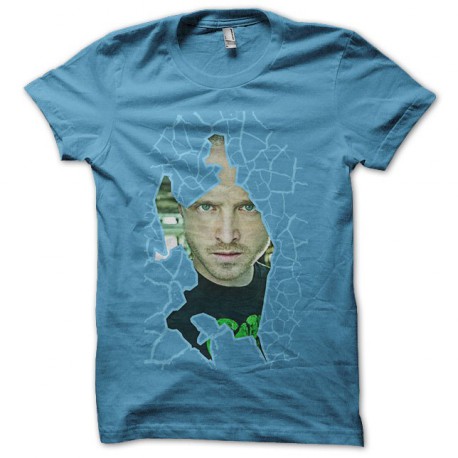 Tee shirt Breaking Bad Pinkman Meth Crack artwork turquoise