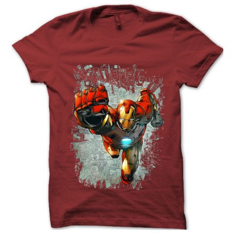 Tee shirt rouge Iron Man