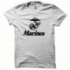 Tee shirt Marines noir/blanc