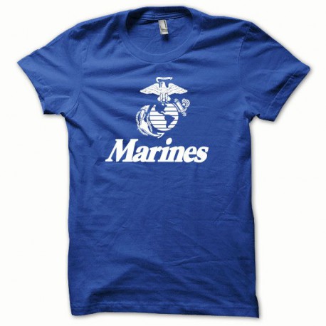 Marines T-shirt white / royal