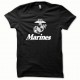 Marines camiseta blanca / negro