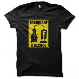 Tee shirt Fabricant d'Alcool panneau noir