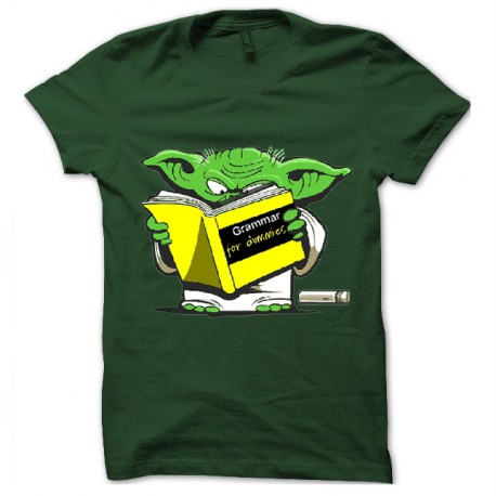 Comment discerner ce qu'une phrase banale veut vraiment dire ? Tee-shirt-vert-maitre-yoda-grammaire-pour-les-nuls