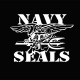 Tee shirt Navy Seals blanc/noir