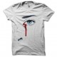 Tee shirt True Blood larme de sang blanc