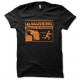 Tee shirt Warning Science in progress noir