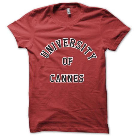 Tee shirt Univerté de cannes la cité de la peur les nuls simon jeremy rouge