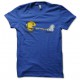 Tee shirt Pac man parodie Ghost Busters bleu