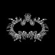 Tatuaje Camiseta Batman ilustraciones del logotipo negro