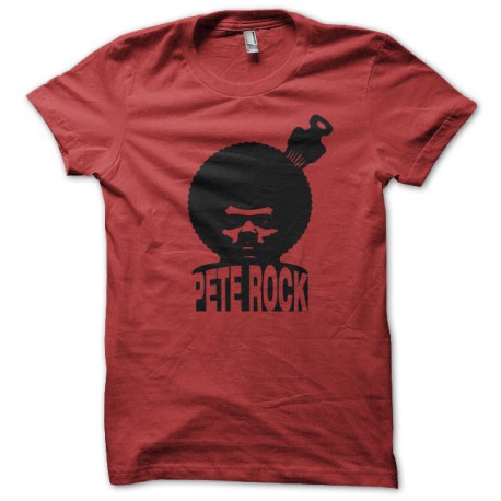 Tee shirt Pete Rock fan art rouge