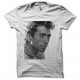 T-shirt Luis Rego halftone portrait white