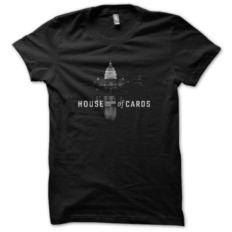 Tee shirt House of cards noir