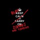 Tee shirt Keep Calm parodie zombies noir
