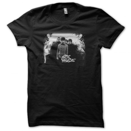 T-shirt Arctic Monkeys halftone fan art black