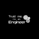 T-shirt Trust me I'm an engineer black