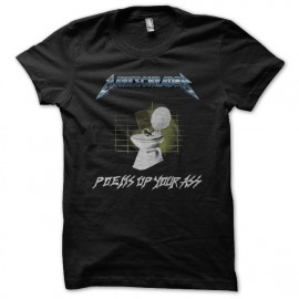 Tee shirt Hank Schrader parodie Metallica noir