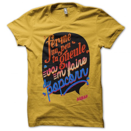 Tee shirt Asbaf Modèle 2 Jaune