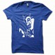 Tee shirt Capt America blanc/bleu royal