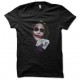 tee shirt le joker play cards noir