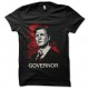 tee shirt the governor walking dead noir