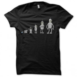 Evolución camisa de color negro futuram Bender
