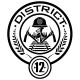 Tee Shirt Hanger Games District 12 white emblem