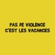 tee shirt igor d'hossegor les vacances jaune