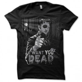 Shirt Walking Dead Governor I want you all dead black
