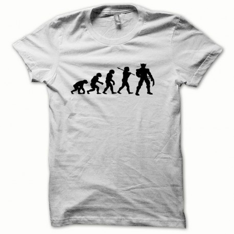Camiseta Wolverine Evolución negro / blanco